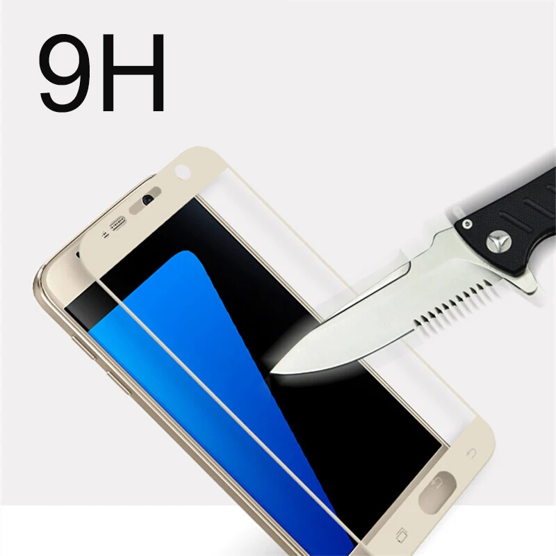 for Samsung Galaxy S 7 6 5 Protective Glass Screen Protector on Sansung Sumsung S7 S6 S5 Full Cover Tempered Glas SamsungS7 Film