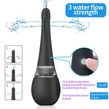 Automatische Einlauf Anal Reinigung Köpfe Wasser Düsen Waschen Vaginal & Anal Reiniger Einlauf Hygiene Werkzeug Für Frauen Männlichen USB Lade