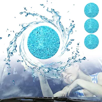 

10pcs Mini Dirt Removing Window Kitchen Windshield Glass Solid Car Effervescent Washer Cleaning Tablets Multi Purpose Portable