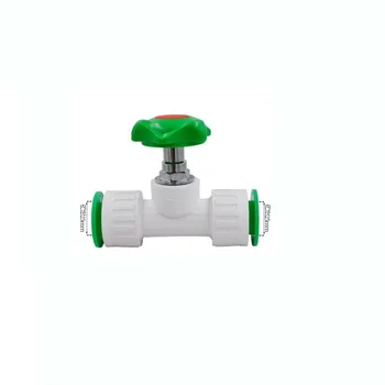 

25mm PPR Quick Connector Shut Off Valve Hot Melt Free Straight Pipe Fitting homehold Adapter Accessories for Water
