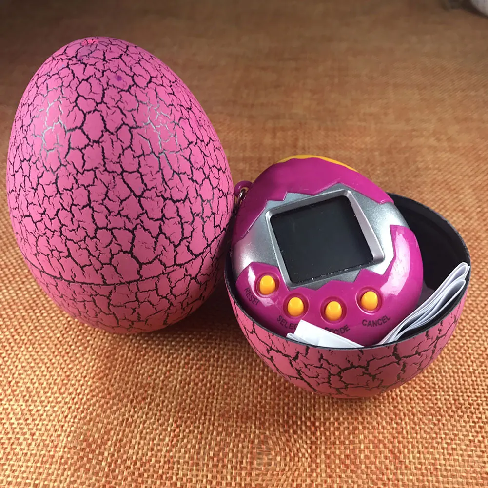 Máquina de juegos portátil regalo Tamagochi Virtual Cyber Digital mascotas electrónicas Juguetes vaso para chico