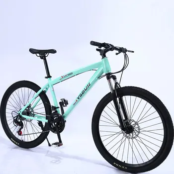 

Mountain Bike Man Student Youth Racing Women Speed Double Disc Brakes Shock Off Road Steel Adult Bicycle