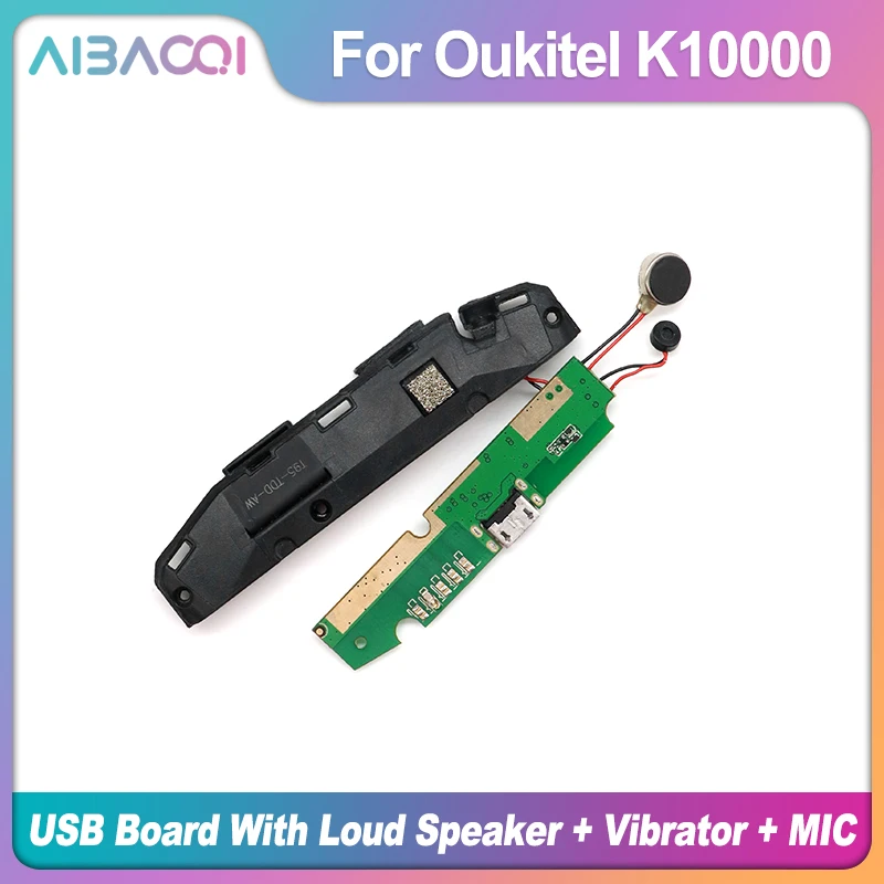 AiBaoQi новый оригинальный USB разъем зарядная плата + громкоговоритель гудок звонок