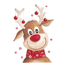 Kawaii Santa'S Elk Пластыри для детской одежды, наклейки с утюгом, сделай сам, легко использовать, моющиеся, аппликация на заказ, теплопередача, виниловые парчи