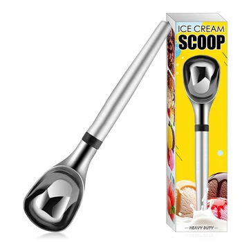 

30ml Stainless Steel Ice Cream Scoop Ice Ball Maker Frozen Yogurt Cookie Dough Meat Balls Ice Cream Spoon Tools Watermelon Spoon
