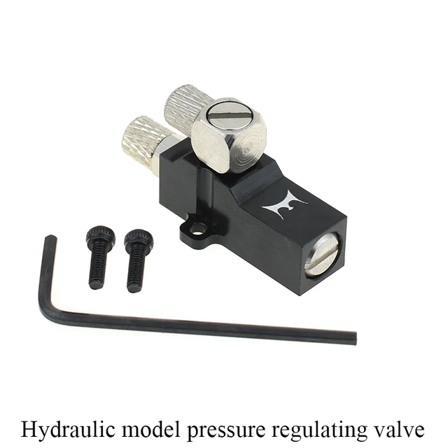 Hydraulic Model Relief Valve Pressure Regulating Valve 0-5MPA for 1/12 1/14 Excavator Loader Tamiya RC Truck Tipper DIY Part