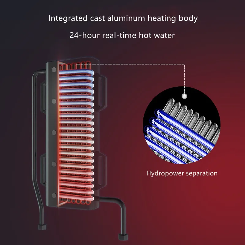 Încălzitor de apă electric pentru bucătărie Încălzitoare de casă mici Robinet încălzit Fără stocare de apă Încălzire instantanee Apă caldă nelimitată HYUNDAI_voghion.com