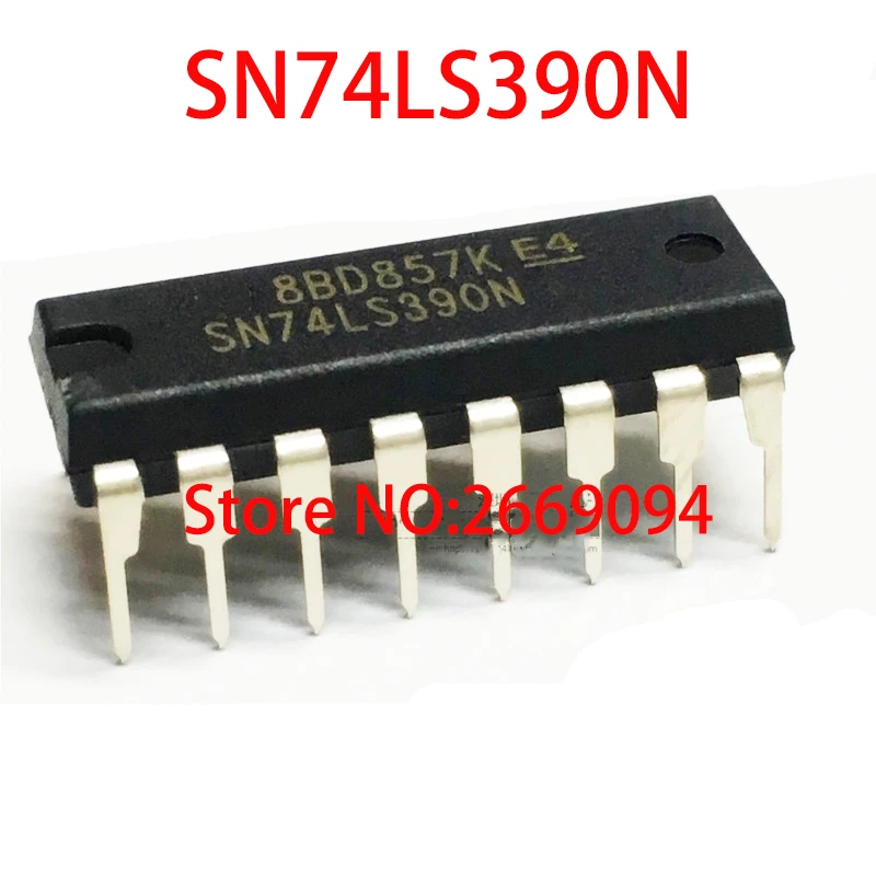 5 шт./10 шт./50 шт./100 шт. SN74LS390N HD74LS390P HD74LS390 74LS390 DIP-16 | Электроника