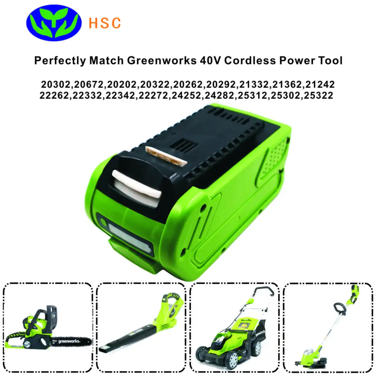 5000mAh 18650 аккумулятор GRW40 литий-ионный аккумулятор 40V Замена для Greenworks 40V аккумулятор G40LM45 G40LT 2601102 29282 29662