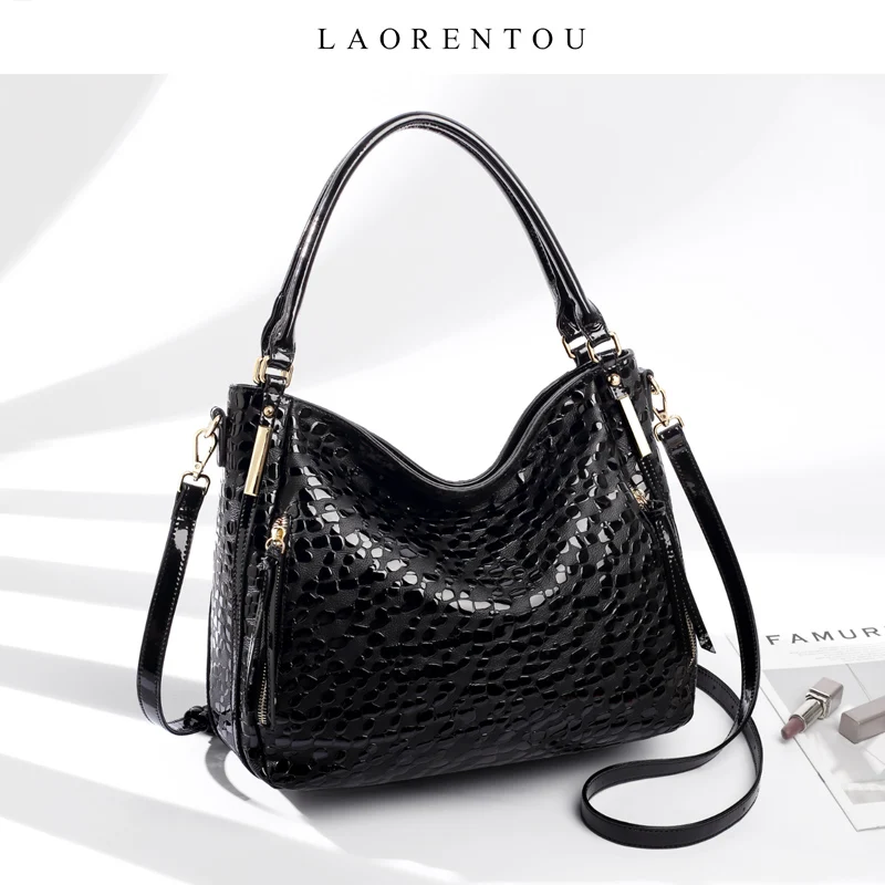 black sequin purse