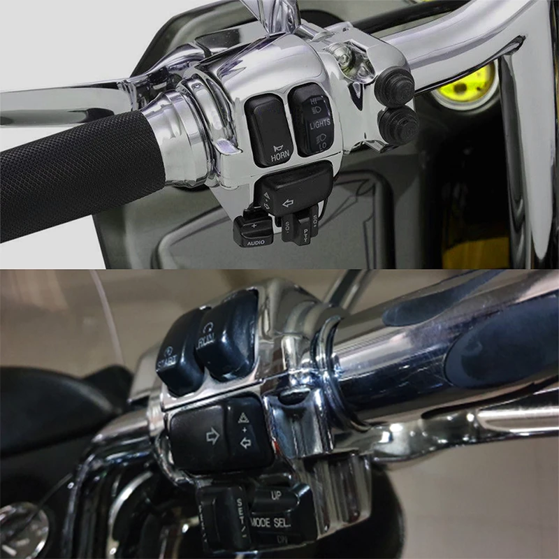 Ручной переключатель для мотоцикла крышки кнопок управления Harley Electra Glide SOFTAIL DYNA