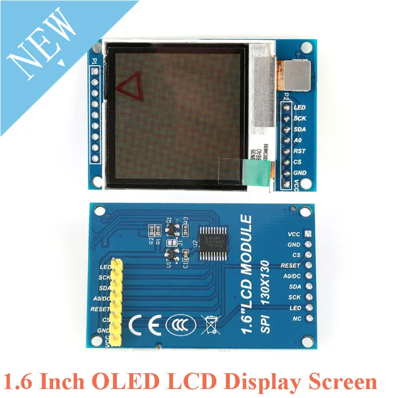 Модуль ЖК-дисплея с OLED дисплеем 1 6 дюйма последовательный порт TFT IPS 130*130