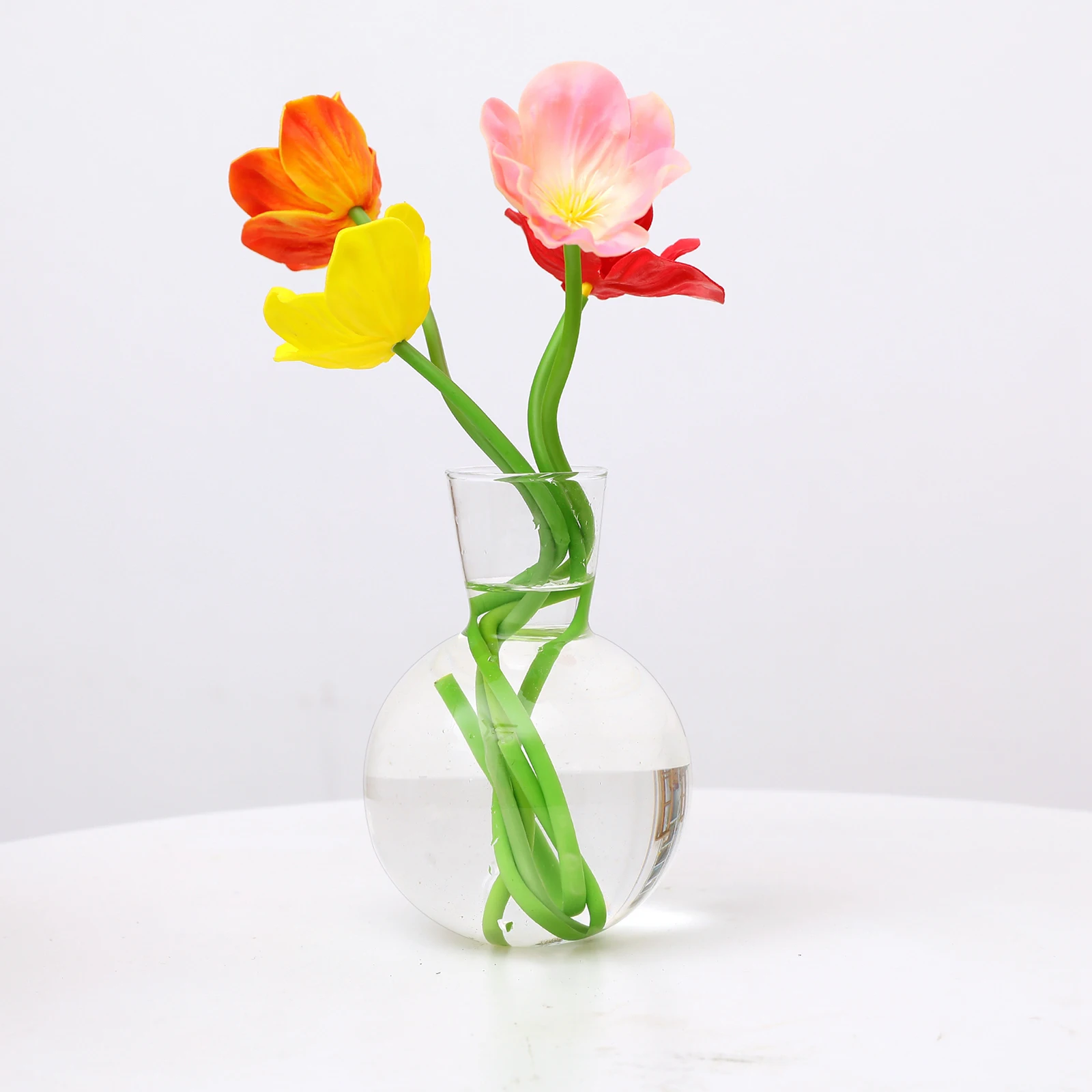 Free Standing Glass Ball Vase Flower Plant Pot Terrarium Container Wedding Decor