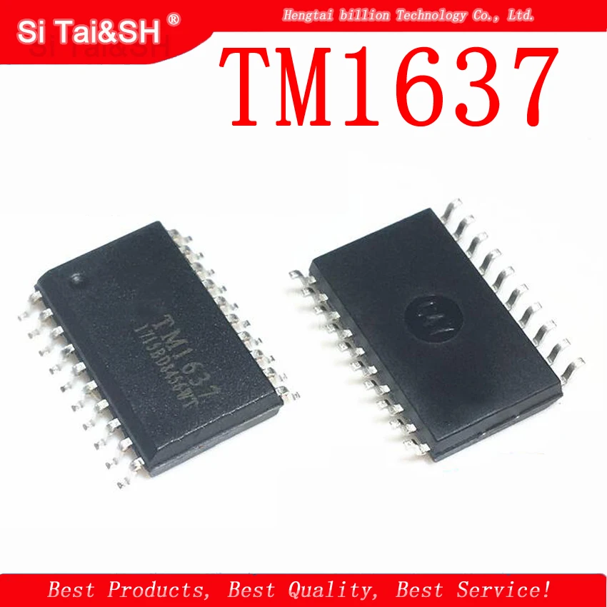 10PCS TM1637 SOP SMD new and original IC LED digital tube panel display driver chip | Электронные компоненты и