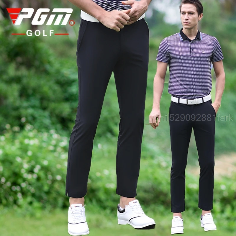 Pgm-Pantalones largos de Golf para hombre, ropa de alta elasticidad, deportivos, gruesos, ajustados, de secado Otoño e Invierno - AliExpress Deportes y entretenimiento