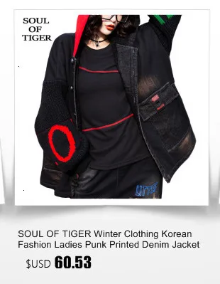 SOUL OF TIGER модные корейские зимние куртки с принтом повседневные женские утепленные Длинные парки женские пальто с капюшоном размера плюс