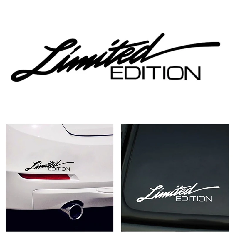 

For HONDA Toyota Dudi BMW Car Stickers Limited Edition Creative Vinyl Car Window Sticker Car-styling Decal 16*3.8CM