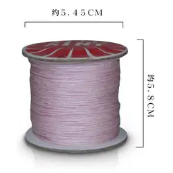 6 шт./lotKINT Нефритовая линия 0,8 мм 100 м 50 г Китайский узел линия резьба Нефритовое Ожерелье Веревка Плетеный DIY ремесло поставки