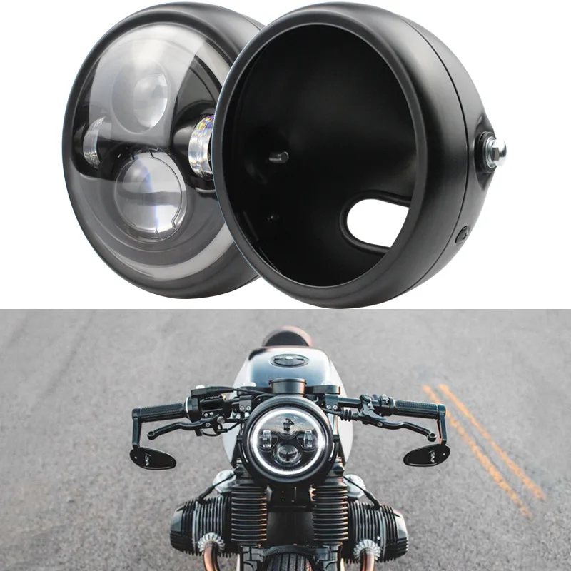 53/4 Inch 5.75 Inch Motorcycle Headlights Housing Bucket For