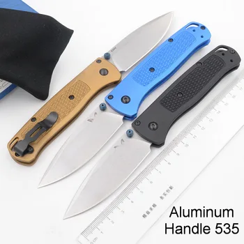 

New Aluminum handle 535 Mark S30v Blade Pocket Survival EDC Tool camping hunting Fruits Utility outdoor Tactical folding knife