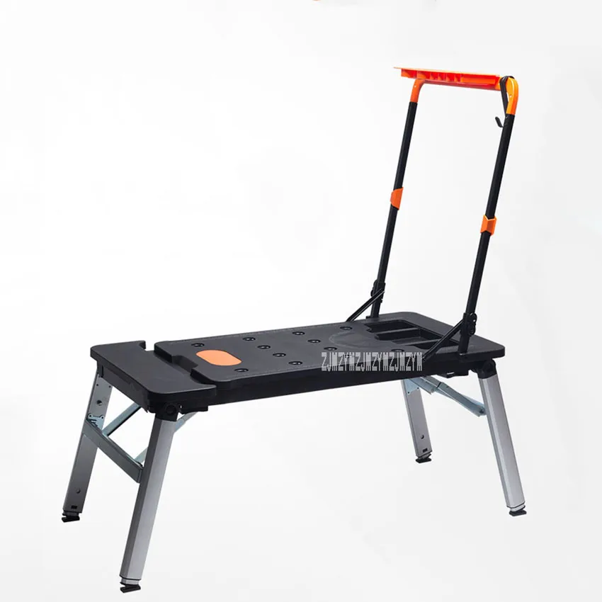 TM6666 Multi-function Workbench 7-in-1 DIY Workbench Work Station Woodworking Benches Household Portable Folding Workbench Cart