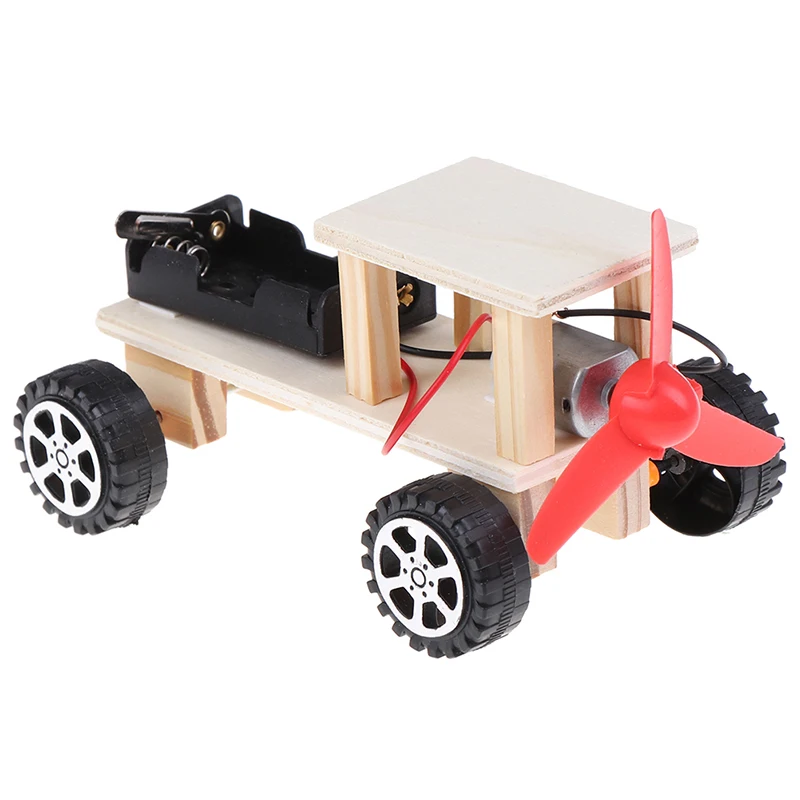 DIY Electric Wind Car Assembled Puzzles Scientific Experiment Learning Toy UK 