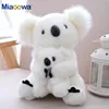 1pc Kawaii simulación Koala australiano de juguete de felpa Animal relleno de la muñeca mamá bebés, niños, infantes juguetes de las niñas cumpleaños regalo decoración del hogar ► Foto 2/6