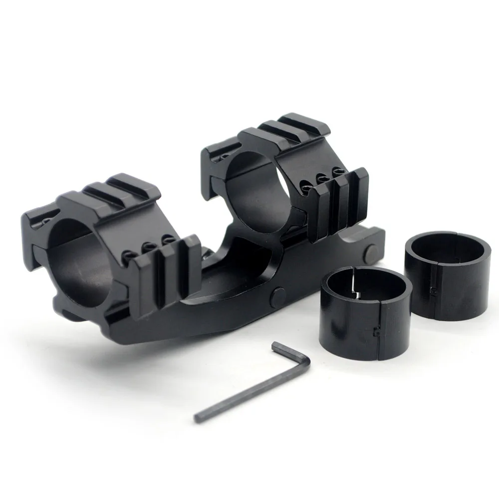 TriRock Cantilever двойное кольцо область охвата крепление для 25,4/30 мм Riflescope Quick Release с 3 боковыми Picatinny/Weaver Rail