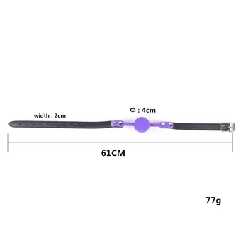 Soft Silicone Oral Fetish Open Mouth Ring Gag Ball Bondage Restraints Sex Toys For Women Slave Gag With Open Holes For Women New 3