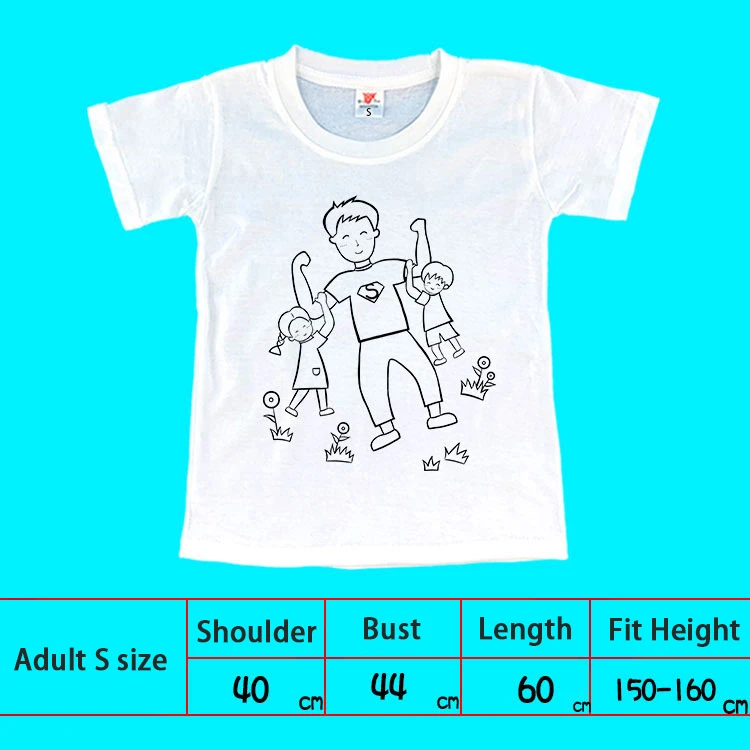 Развивающие игрушки для детей DIY Рисование футболки Coloriage Enfant детский сад красочные граффити Спирограф футболки для подарка - Цвет: Patterned Tshirt S