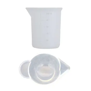 

Disposable Measuring Cup with Scale Silicone Molds DIY Handmade Epoxy Mold