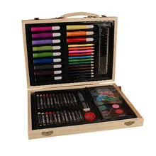 88 шт./компл. Лидер продаж дети подарок каллиграфии начинающих деревянные защитной коробкой водяного Цвет Ручка Кисть инструмент искусство взрослых DIY канцелярские принадлежности