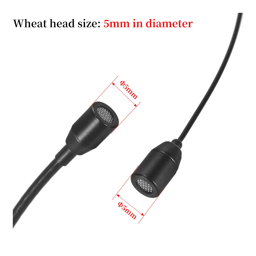 Iiimymic Profissional Preto Fone de Ouvido Microfone Pinos Xlr Ta4f Headworned Microfone Duplo Gancho da Orelha para Shure Sistema Bodypack sem Fio - Image 4