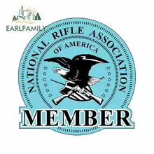 EARLFAMILY 13cm x 12.3cm for NRA National Rifle Association Member Sign Funny Car Stickers Vinyl JDM Bumper Trunk Truck Graphics EARLFAMILY 13cm x 12.3cm for NRA National Rifle Association Member Sign Funny Car Stickers Vinyl JDM Bumper Trunk Truck Graphics