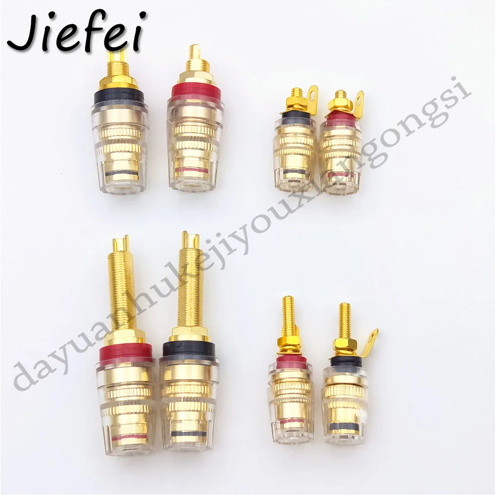 conector de banana banhado ouro 01