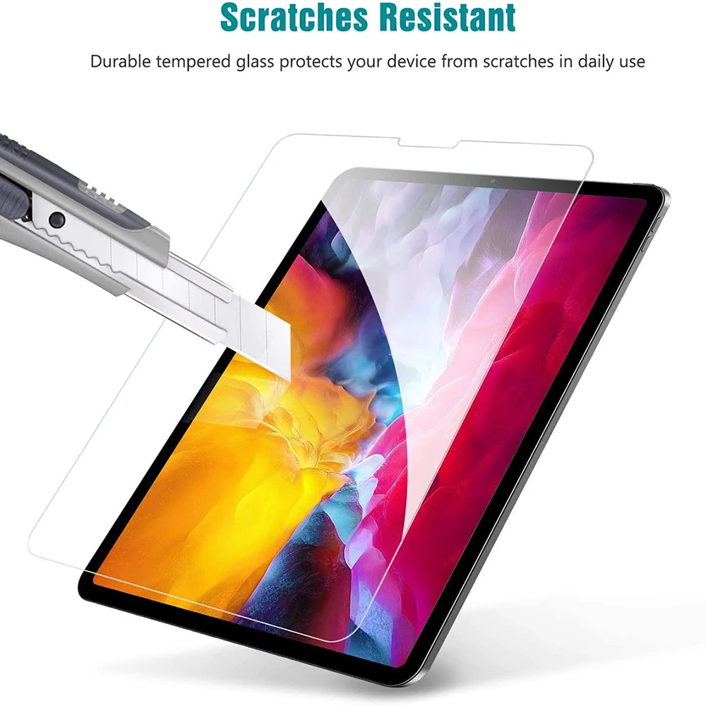 iPad Pro 11 인치 3 세대 2021 새로운 iPad 유리 A2301 A2459 A2460 용 스크래치 방지 강화 유리 화면 보호기