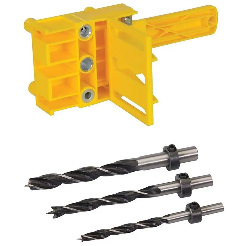 

Dowel Drill Set For Pocket Hole Jig 6, 8 & 10Mm Carpenters Joint Tool