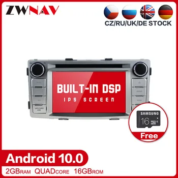 

Android 10.0 Car DVD Stereo Multimedia player For Toyota Hilux Fortuner 2012-2014 Radio GPS Navi Audio stereo Head unit free map