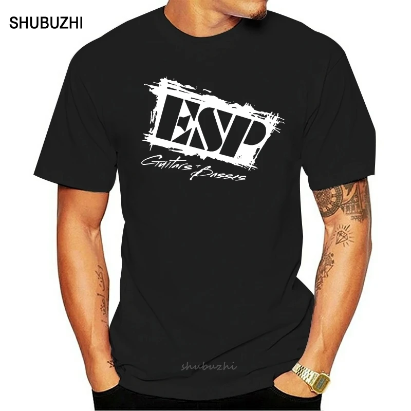 Мужская футболка с логотипом Esp Guitar черно-белая S-2Xl лучшие рождественские подарки