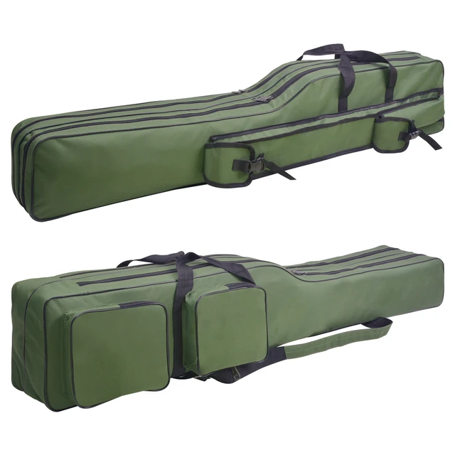 Fishing Rod Case Oxford Fishing Bag Portable Folding Fishing Rod