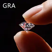 Sale at a loss! Real 0.1 To 5 Carats GH Color Moissanite Stones Loose Gemstones Certified Lab Grown Diamonds Test Positive Stone
