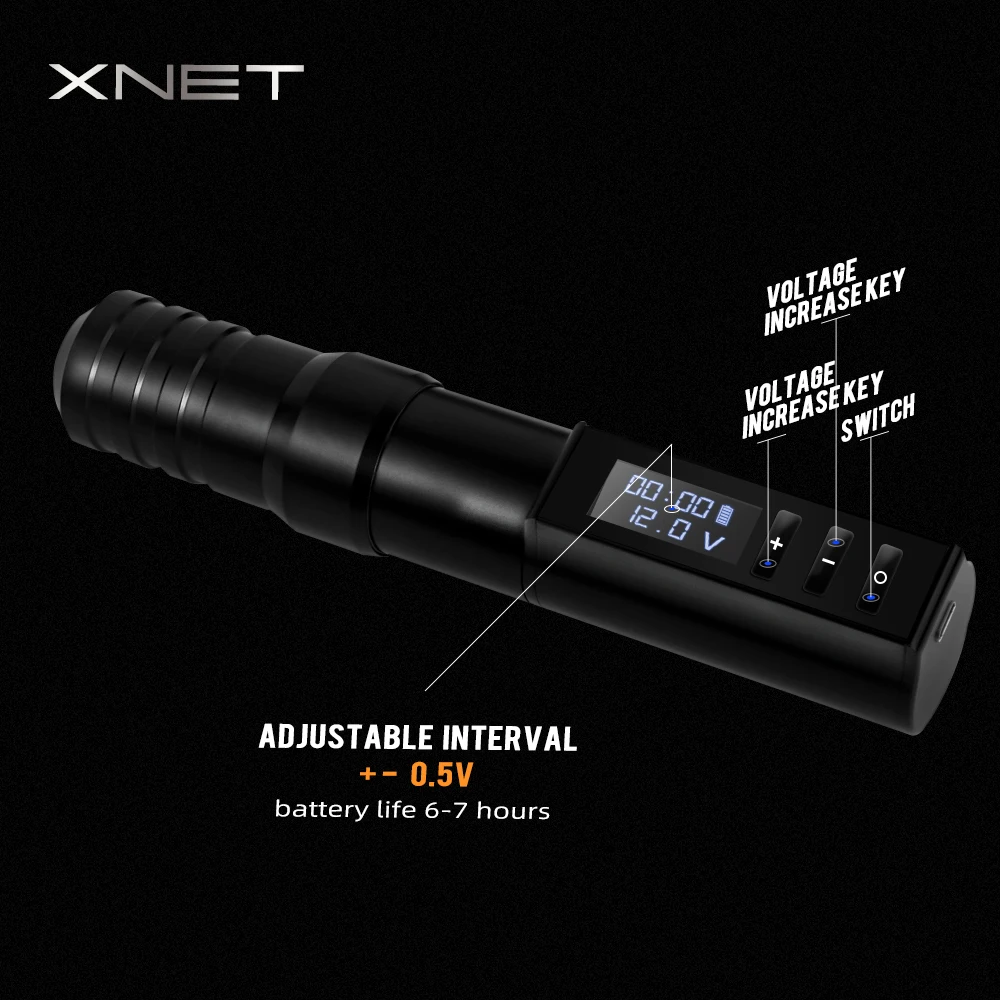 Tattoo Supplies Tattoo Pen Tattoo Motor Kiss of Dragon Wireless Tattoo Machine Pen Professional Coreless Motor 2400mAh Large Capacity Battery For Tattoo Artists