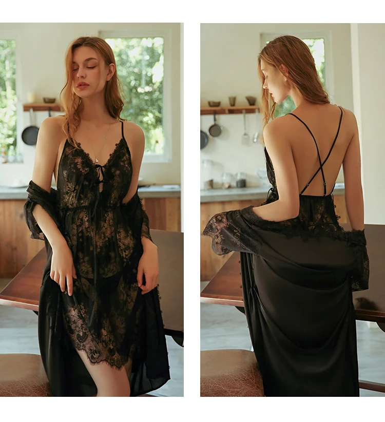 see through lace nightgown 