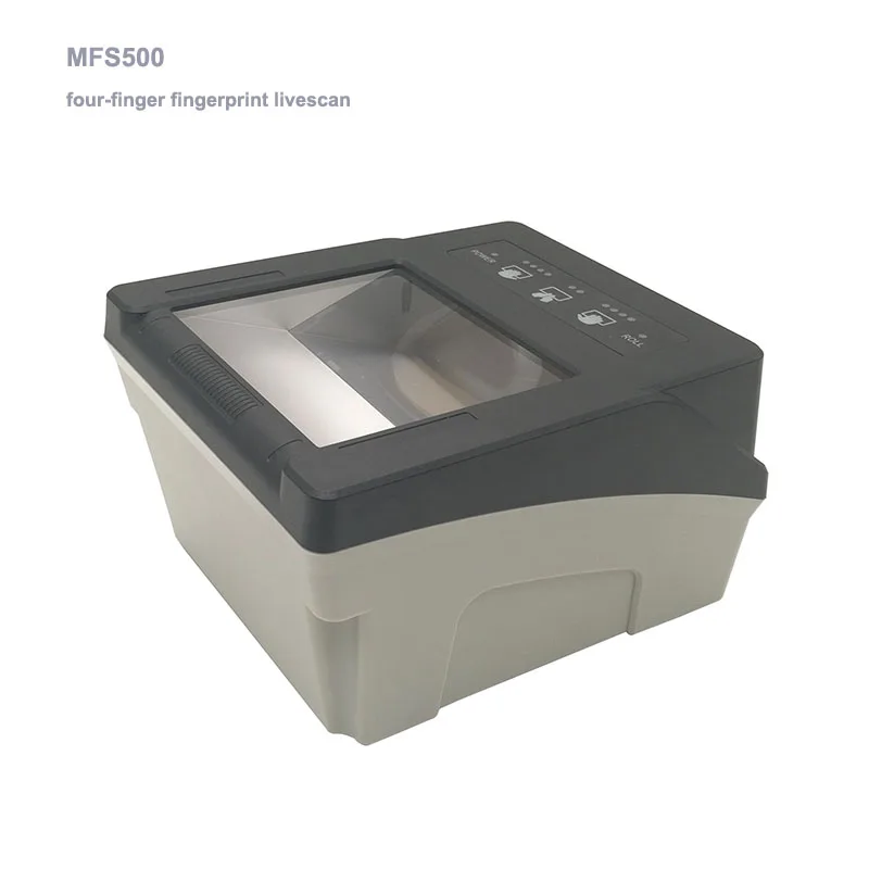 MFS500 FBI certified multi-finger & four fingerprint scanner Supports single rolled and flat capture capabilities For Customs |