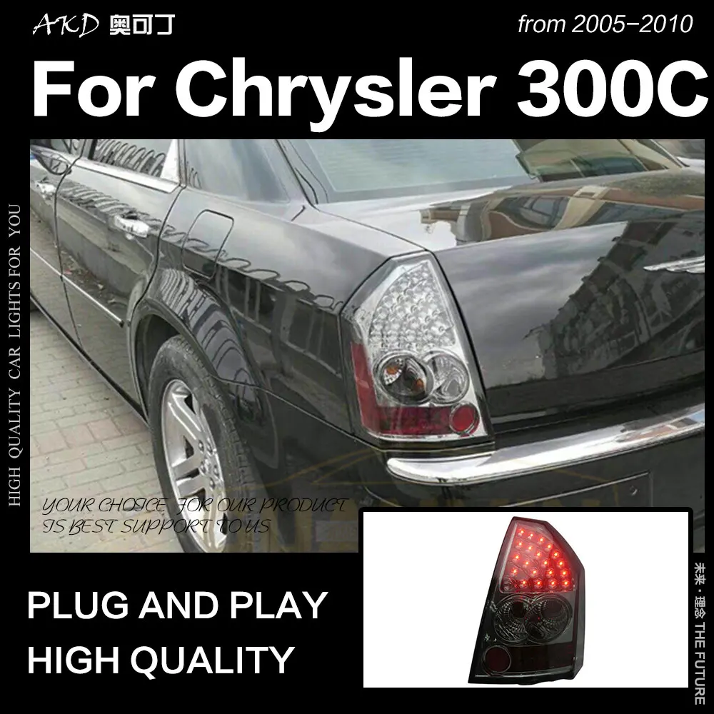 

AKD Car Styling for Chrysler 300C Tail Light 2005-2010 300C Tail Lamp LED DRL Signal Brake Reverse auto Accessories