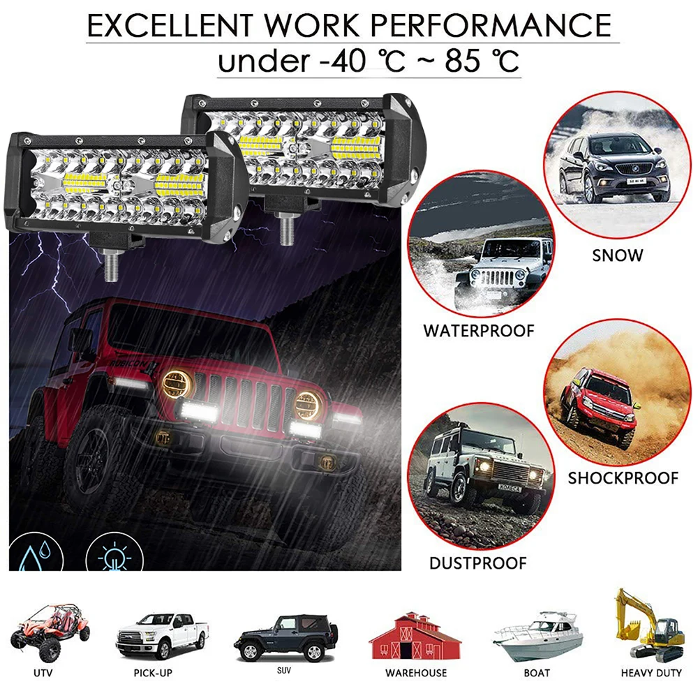 Aeobey LED driving light 60w 72w 120w 240w led work light bar offroad Spot Flood Beam for 4x4 offroad ATV UTV Car Tractor Truck Aeobey LED driving light 60w 72w 120w 240w led work light bar offroad Spot Flood Beam for 4x4 offroad ATV UTV Car Tractor Truck