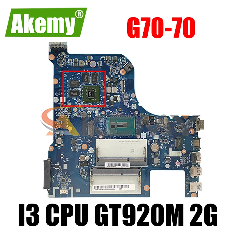 Akemy AILG1 NM-A331 материнская плата для Lenovo G70-70 Z70-80 G70-80 ноутбука I3 CPU GT920M 2G 100% тест |