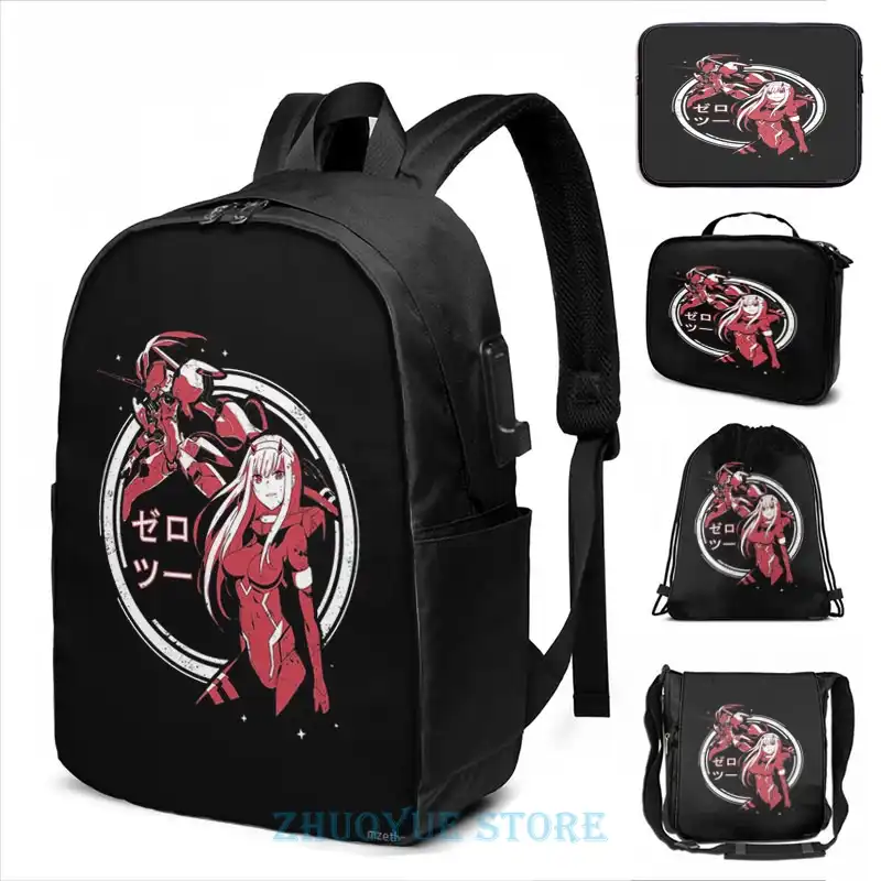 Zero Two Strelitzia Darling In The Franxx Ransel Pengisi Daya Usb Tas Sekolah Pria Tas Wanita Tas Laptop Travel Ransel Aliexpress Zero Two Strelitzia Darling In The Franxx Ransel Pengisi Daya Usb Tas Sekolah Pria Tas Wanita Tas Laptop Travel Ransel Aliexpress