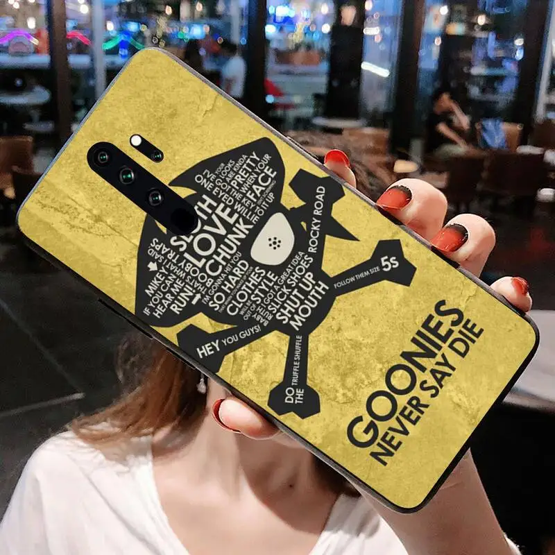 xiaomi leather case chain HUAGETOP Goonies Posters Soft Phone Case Capa for Redmi Note 9 8 8T 8A 7 6 6A Go Pro Max Redmi 9 K20 K30 Pro leather case for xiaomi Cases For Xiaomi