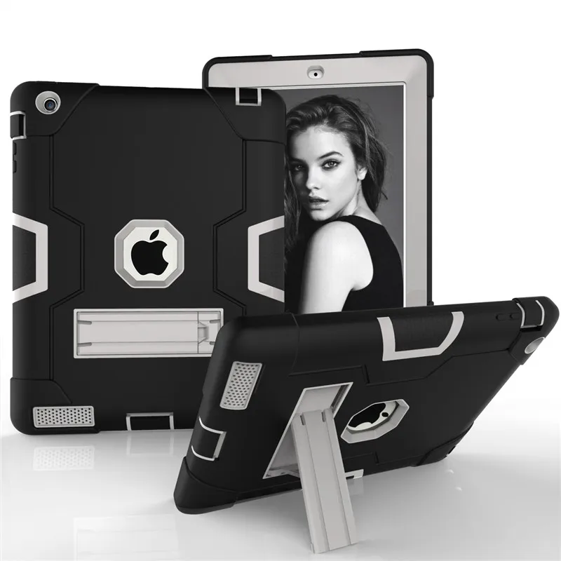 Ударопрочный чехол для iPad 4 A1459 A1460 с откидной подставкой детский силиконовый